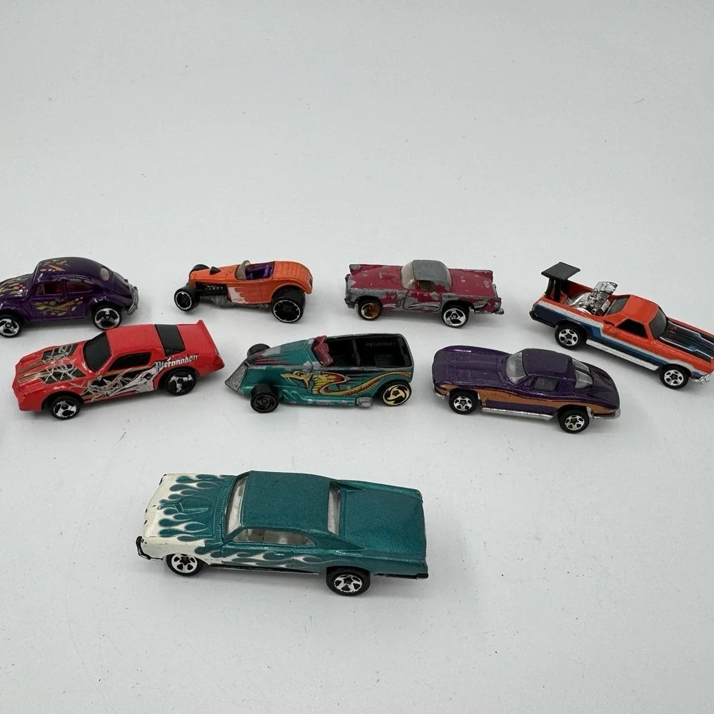Vintage Hot Wheels Diecast Car Lot Of 9 Mattel‎ 1970s 1980s 1990s Toy Cars